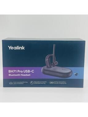 Yealink BH71 Pro USB-C Bluetooth Headset - NEW